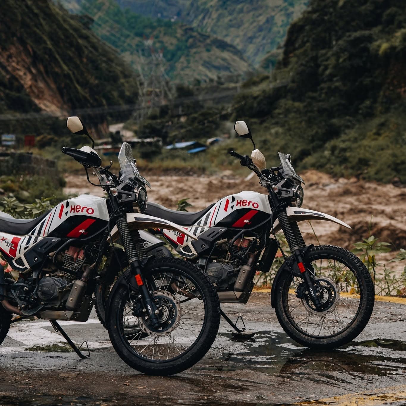 Two Adventure Bikes